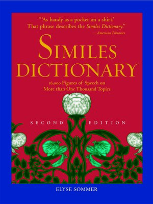 cover image of Similes Dictionary